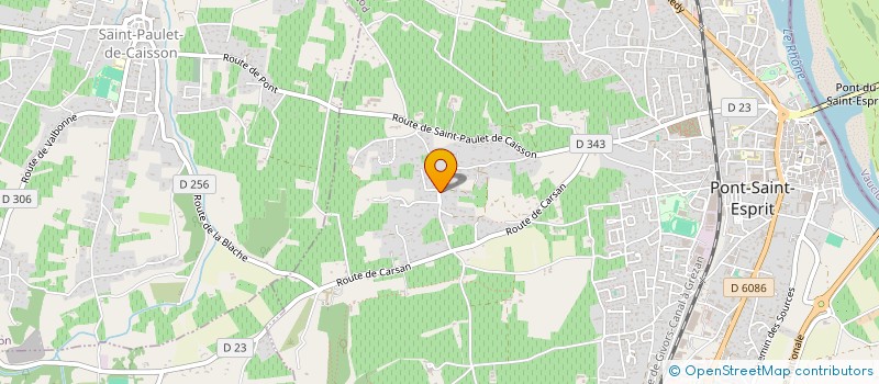 localisation de l'entreprise MADAME JULIETTE SENHADJI  PONT-SAINT-ESPRIT