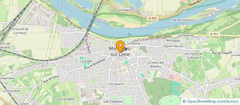 localisation de l'entreprise MADAME JULIETTE SINSON  MONTLOUIS-SUR-LOIRE