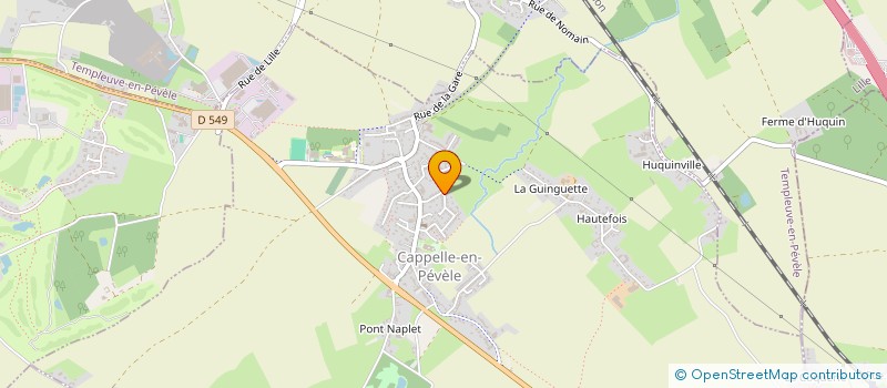 localisation de l'entreprise MADAME JULIETTE SOBIESKI  CAPPELLE-EN-PEVELE