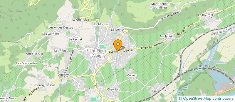 localisation de l'entreprise MADAME JULIETTE SOLANS  SAINT-PIERRE-D'ALBIGNY