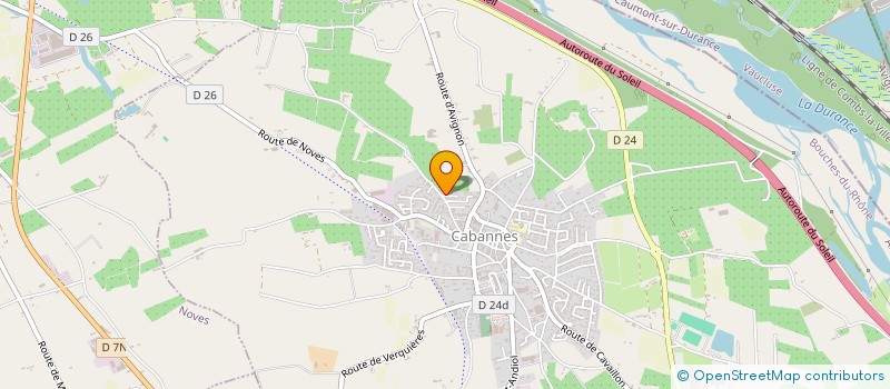 localisation de l'entreprise MADAME JULIETTE SOURDON  CABANNES