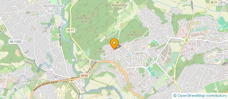 localisation de l'entreprise MADAME JULIETTE TALHOUK  CLAPIERS