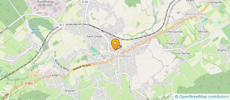 localisation de l'entreprise MADAME JULIETTE TASSAUX  BONS-EN-CHABLAIS