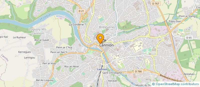 localisation de l'entreprise MADAME JULIETTE TERNON  TREBEURDEN