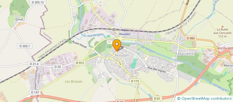 localisation de l'entreprise MADAME JULIETTE TETILLON  HOUDAN