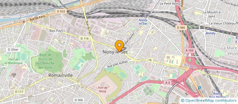 localisation de l'entreprise MADAME JULIETTE TOGASHI à NOISY-LE-SEC