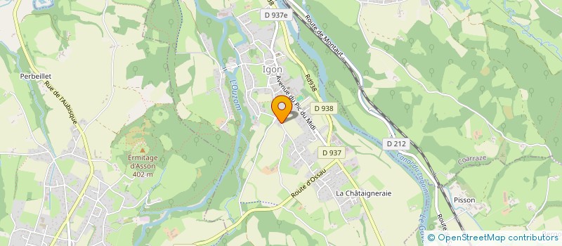 localisation de l'entreprise MADAME JULIETTE TRESCOT-PEDY  IGON