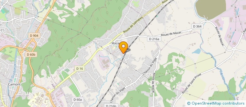 localisation de l'entreprise MADAME JULIETTE TRICOT  SAINT-PRIVAT-DES-VIEUX