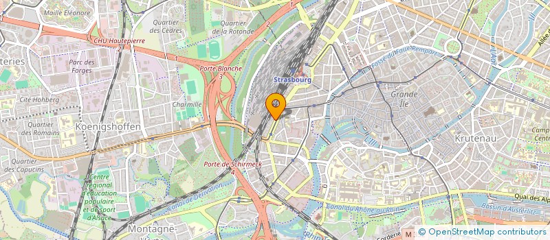 localisation de l'entreprise MADAME JULIETTE UNTERNEHR à STRASBOURG