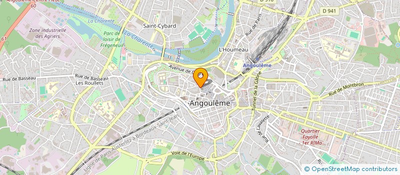 localisation de l'entreprise MADAME JULIETTE VAAST à ANGOULEME