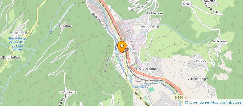 localisation de l'entreprise MADAME JULIETTE VALLIER  LA LECHERE