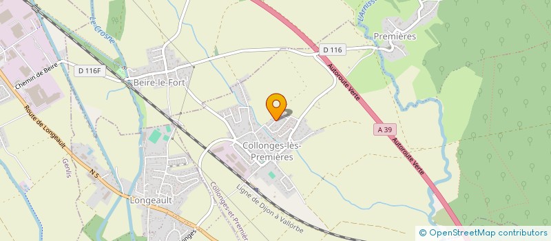 localisation de l'entreprise MADAME JULIETTE VANDEWALLE  COLLONGES-ET-PREMIERES