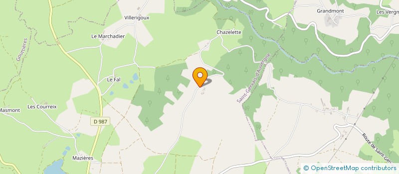 localisation de l'entreprise MADAME JULIETTE VERSTEEGH  SAINTE CHRISTINE