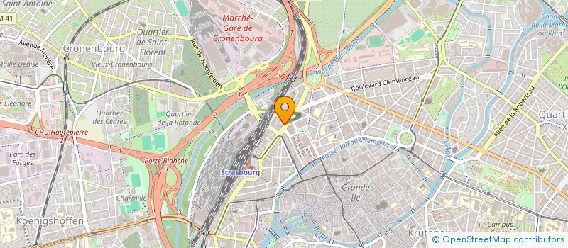 localisation de l'entreprise MADAME JULIETTE VEYRET à STRASBOURG