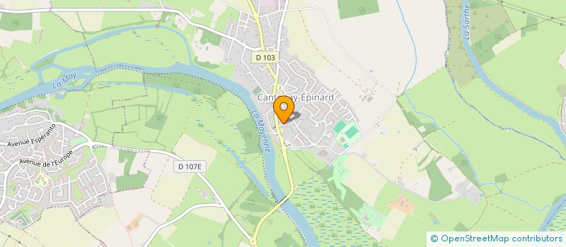 localisation de l'entreprise MADAME JULIETTE VIGNERON à CANTENAY-EPINARD