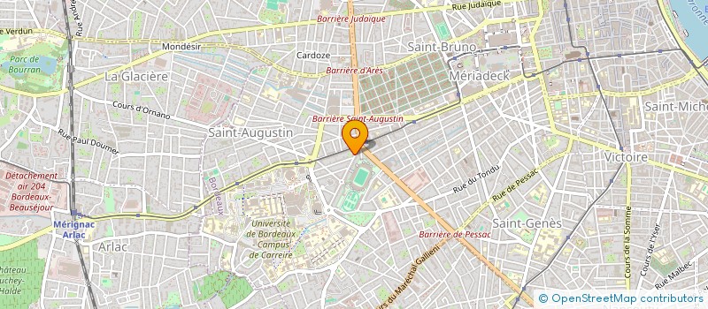 localisation de l'entreprise MADAME JULIETTE VISSERON  BORDEAUX