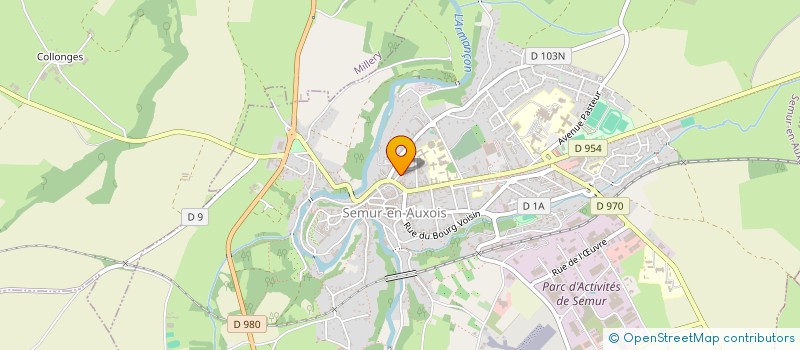 localisation de l'entreprise MADAME JULIETTE VIVIER  VIRIEU-LE-GRAND