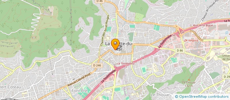 localisation de l'entreprise MADAME JULIETTE VOLANTE à LA VALETTE-DU-VAR
