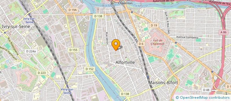 localisation de l'entreprise MADAME JULIETTE VOTTE à ALFORTVILLE