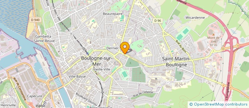 localisation de l'entreprise MADAME JULIETTE WARIN à BOULOGNE-SUR-MER