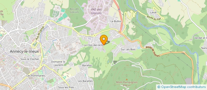 localisation de l'entreprise MADAME JULIETTE WINIARSKI à ANNECY