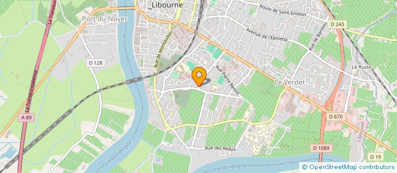 localisation de l'entreprise MADAME JULIJA PAULAUSKAITE  LIBOURNE