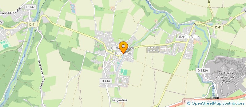 localisation de l'entreprise MADAME JULINA TIRARD  LAIZE-CLINCHAMPS