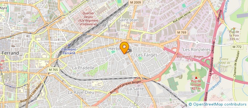 localisation de l'entreprise MADAME JULINE DARQUES  CHARBONNIERES-LES-VARENNES