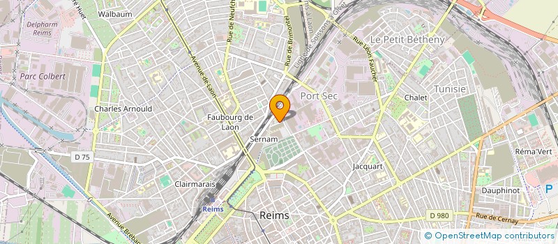 localisation de l'entreprise MADAME JULINE DUFOUR  REIMS