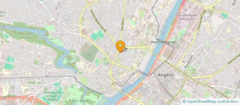 localisation de l'entreprise MADAME JULINE FALLOURD à ANGERS