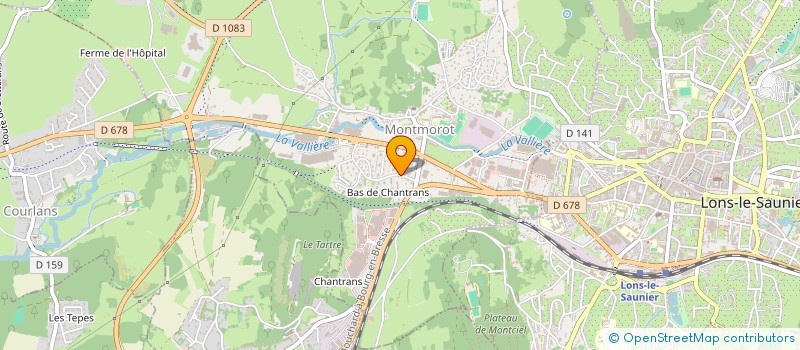 localisation de l'entreprise MADAME JULINE GANDELIN  MONTMOROT