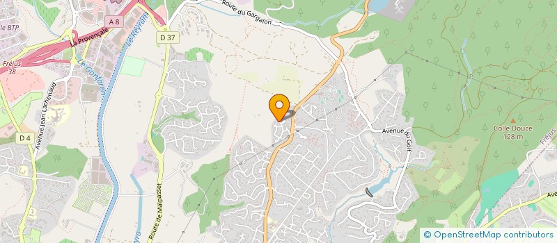 localisation de l'entreprise MADAME JULINE GAUTHIER à FREJUS