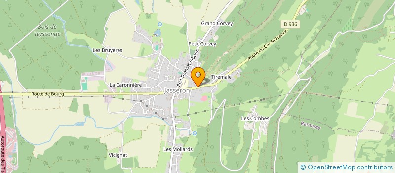 localisation de l'entreprise MADAME JULINE LAMURE  JASSERON