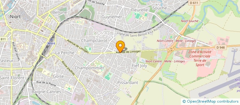 localisation de l'entreprise MADAME JULINE LARDENOIS  NIORT
