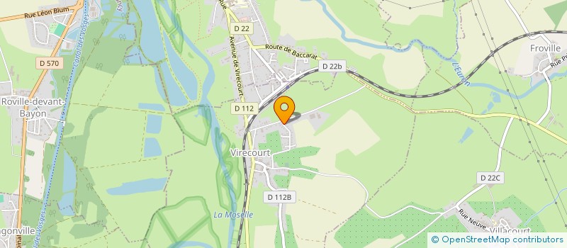 localisation de l'entreprise MADAME JULINE MARECHAL  VIRECOURT