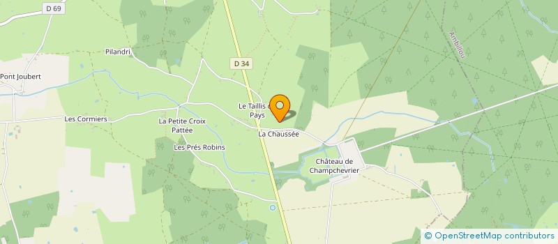 localisation de l'entreprise MADAME JULINE MARTEL  CLERE-LES-PINS