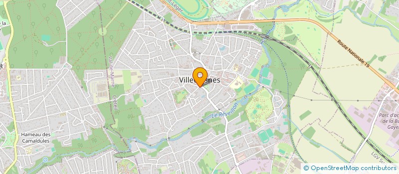 localisation de l'entreprise MADAME JULINE PIERRON  VILLECRESNES