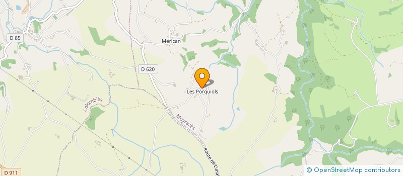 localisation de l'entreprise MADAME JULINE RALLET  MOYRAZES