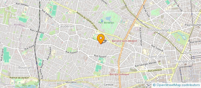 localisation de l'entreprise MADAME JULINE TALBOT  BORDEAUX