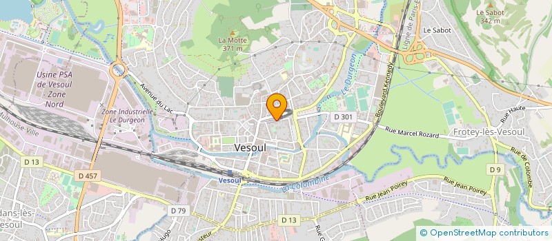 localisation de l'entreprise MADAME JULINE TINCHANT  VESOUL