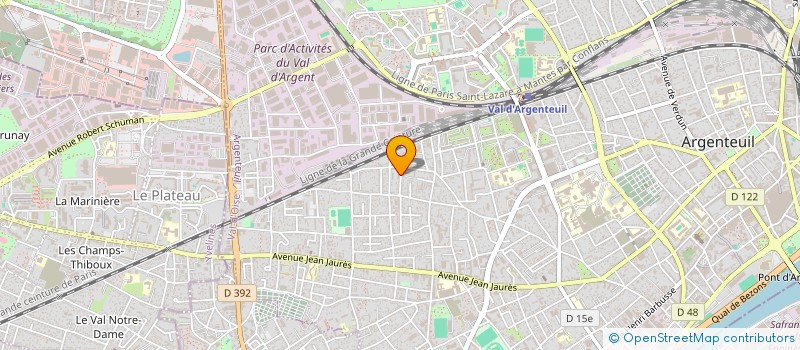 localisation de l'entreprise MADAME JULISSA OCEGUERA VILLAMAR  ARGENTEUIL