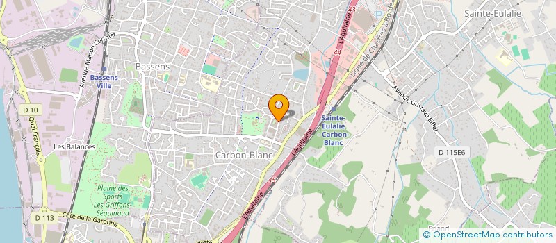 localisation de l'entreprise MADAME JULJANA NEBIAJ  CARBON-BLANC