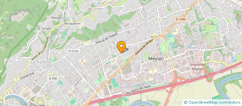 localisation de l'entreprise MADAME JULJETA TOSKA  CORENC