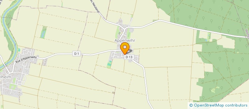 localisation de l'entreprise MADAME JULLIE ZEITTER  APPENWIHR