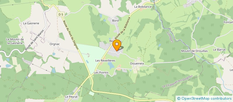 localisation de l'entreprise MADAME JULLY FOURNET à LE CHATENET-EN-DOGNON