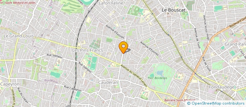 localisation de l'entreprise MADAME JULSSY MAFWANIKISA NSAKA  BORDEAUX