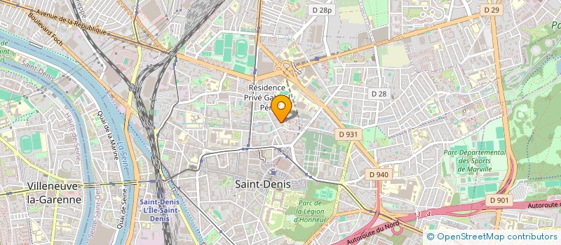 localisation de l'entreprise MADAME JULY COMPPER  SAINT-DENIS