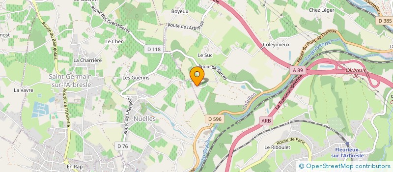 localisation de l'entreprise MADAME JULY DOUTTE à CHATILLON
