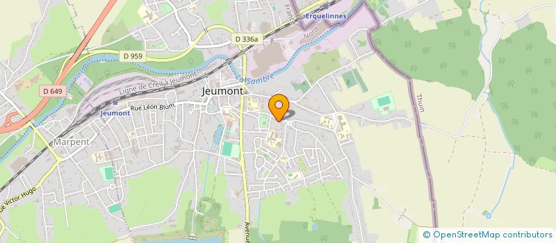 localisation de l'entreprise MADAME JULY TISON à JEUMONT