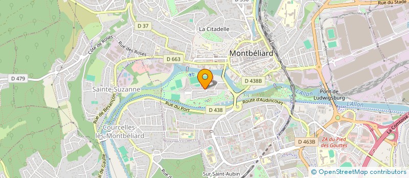 localisation de l'entreprise MADAME JUNE BALTHAZARD à MONTBELIARD